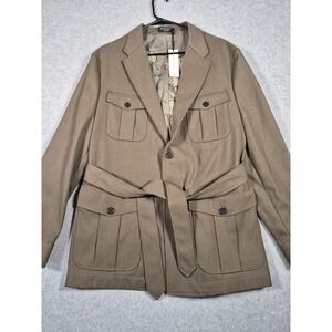 Banana Republic Heritage Expedition Blazer Jacket NWT 44L $550 Military Dress